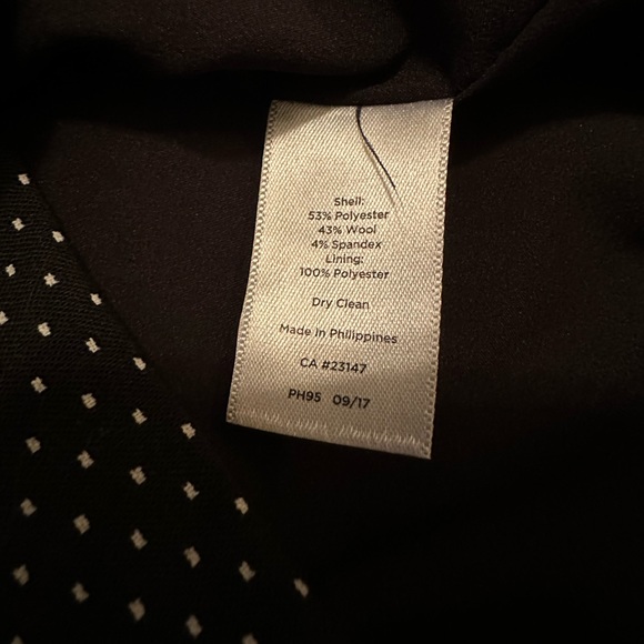 NWT Talbots Pindot Suit Pencil Skirt - Picture 4 of 4